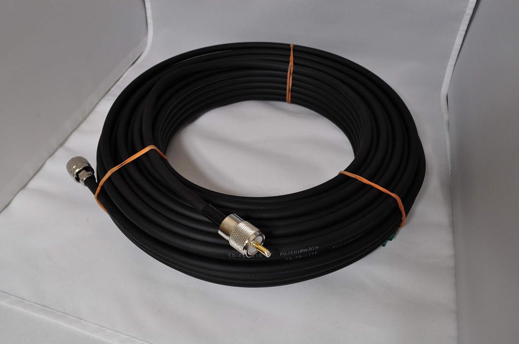 RADILA 5DFB einseitig abnehmbar SWR-Spezifikation Messdaten Übernommen von Fujikura Verlustarmer Amateurfunk Koaxialkabelsatz Für Feststationen