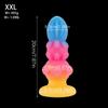 Colorful Luminous Anal Plug  Soft And Irregular Shape Backyard Massage Masturbation  Adult Sexual Products Sex Toys