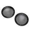 2PCS Ceiling Speaker Grill Cover 92mm Iron Aluminum Round Speaker Mesh Cover Grille Protector for Home Theater Car
