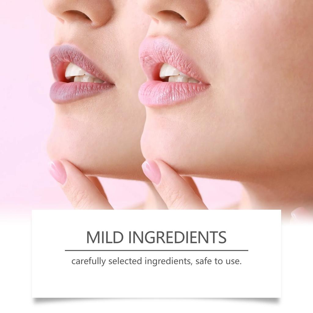 Lippenaufhellende Creme, entfernt abgestorbene Hautzellen, tiefe Lippenpflege, spendet Feuchtigkeit und verbessert die Lippenfarbe(10ml