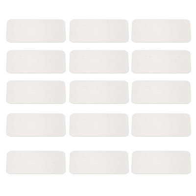 PATIKIL 15 Pieces Steel Plate 30mm X 60mm Rectangle Strong