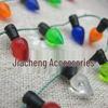 Electroplated Plastic & Clear Bulb Christmas String Lights - 0.5CM