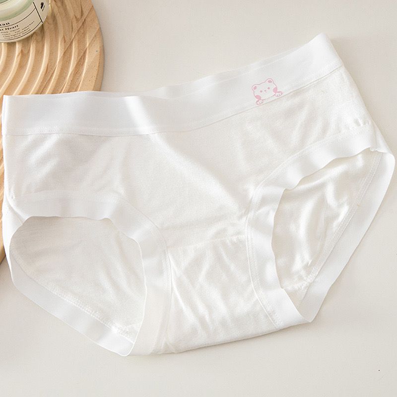 

Хлопковое нижнее белье для девочек, студенческие трусы, трусы для женщин, трусы L белый