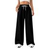 Women's Fashion Loose Drawstring Closed Waist Color Casual Sports Pants Casual Pants