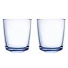 Arabia Oma Pair 1072105 [Officially Imported] Tumblers, Approx. 280ml, (2-Piece Set), Aqua,