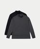 247Silijeu 2Pack Seamless Turtleneck T-Shirt