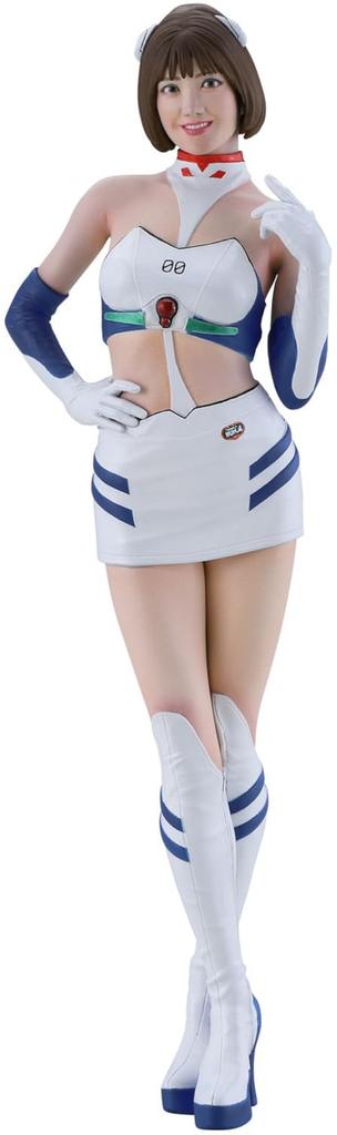 Hasegawa Real Figure Collection Evangelion Racing Circuit Mate Akagi approximately 14cm unpainted resin kit SP651 1/12 Arisa/Ayanami Rei, tall,