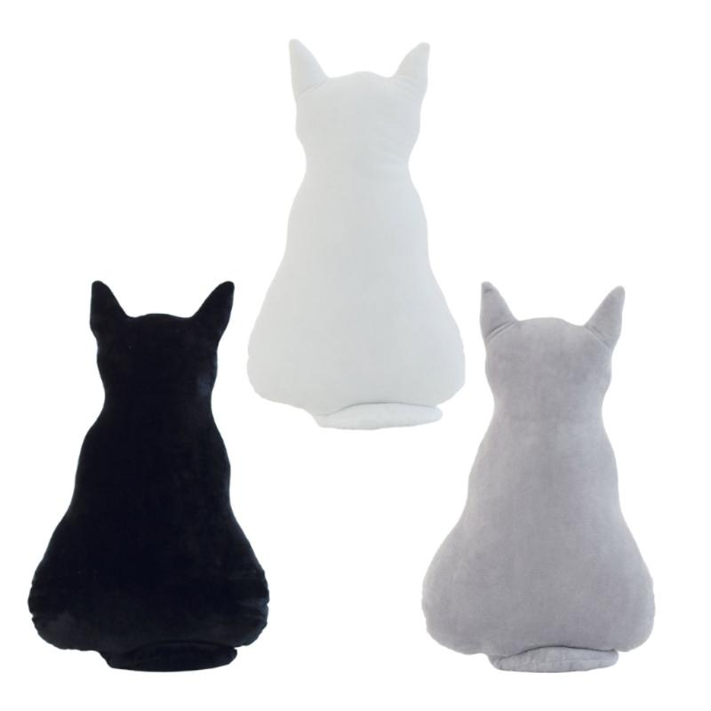 Birthday Gift Cat Back Shadow Pillow Soft and Comfortable Sofa Bed Cushion for Kids and Adults