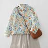 Spring Shirt French Niche Baita Thin Printed Shirt Women's Top Blouses Shirts