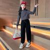 Girls' Autumn/Winter Fleece-Lined Casual Sweatpants