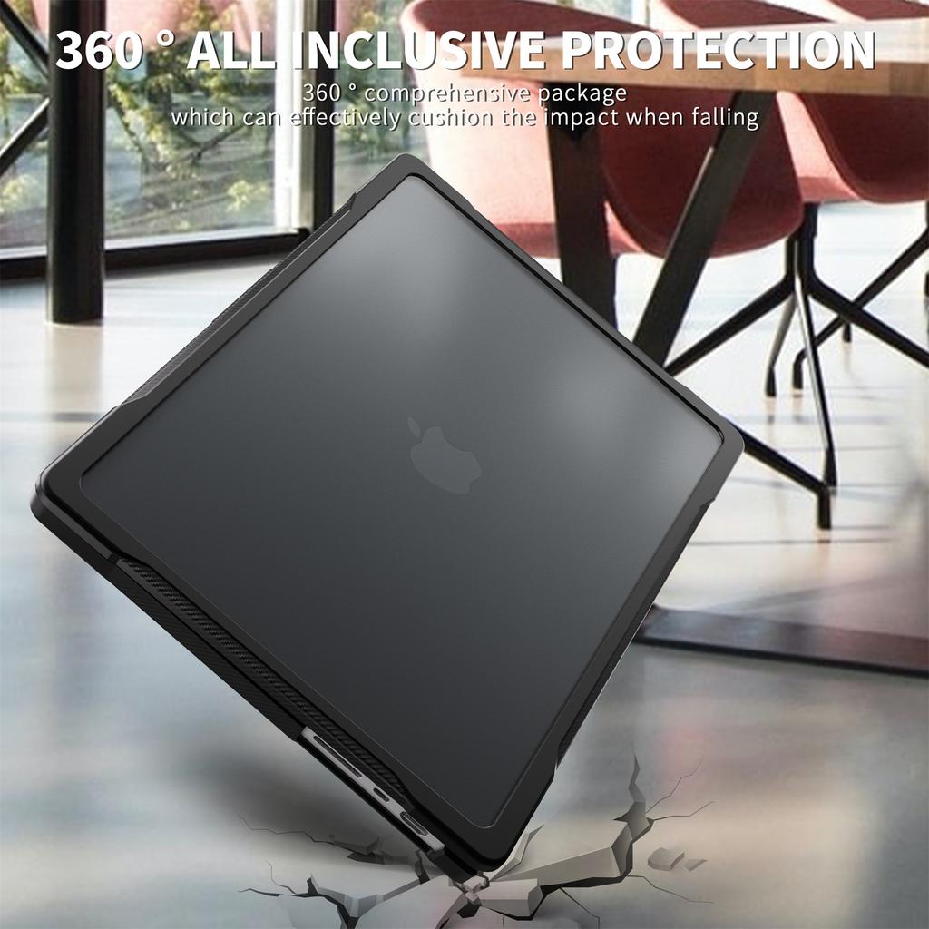 For MacBook Pro 14 Inch (2024) (2021) A2442/14 Inch (2023) A2779/A2918/A2992 (M1/M2/M3) PC+TPU Laptop Case
