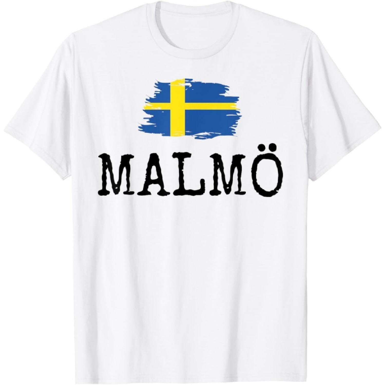 Malmo City Sweden Vacations Town Swedish Women Men Malmo T-Shirt S
