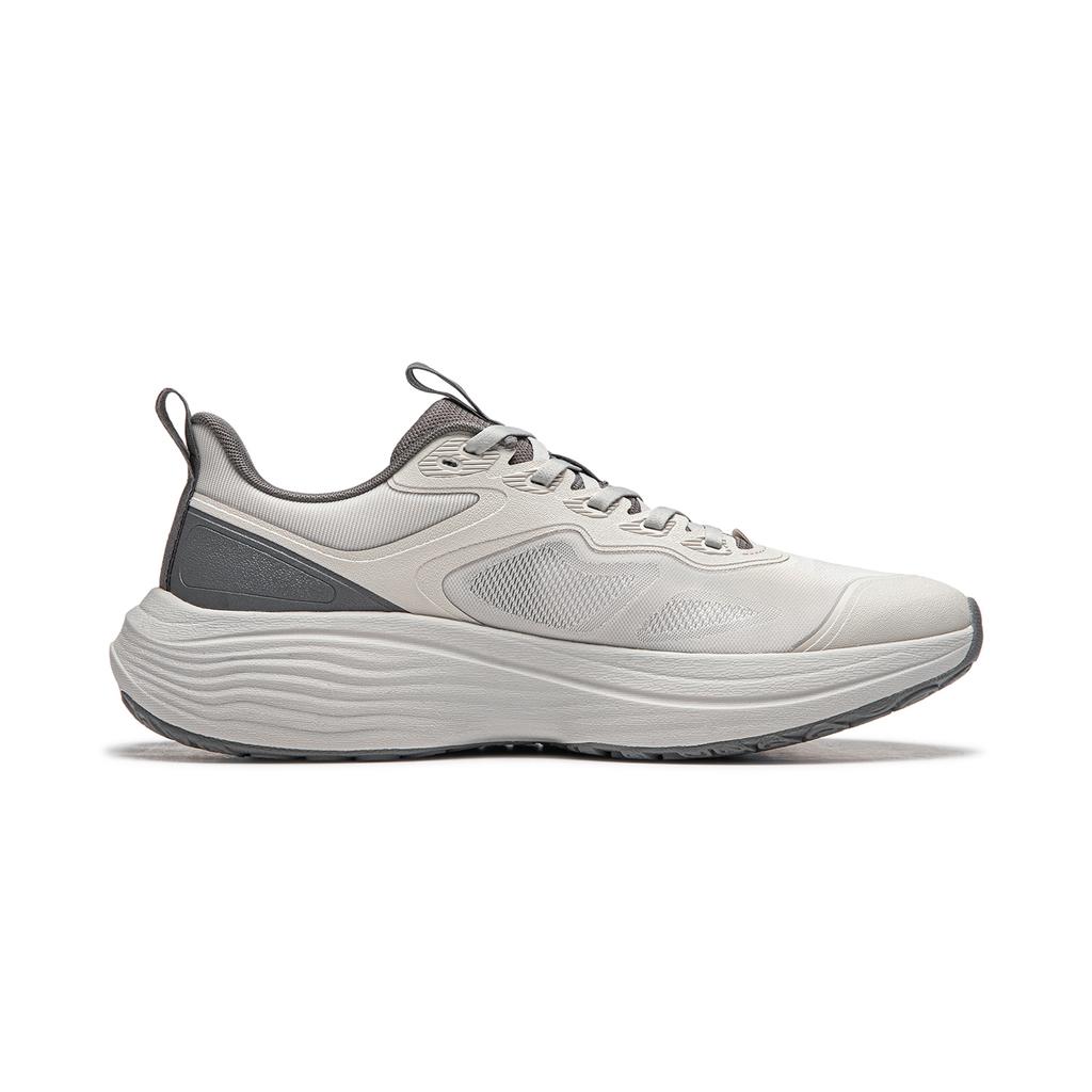 Li Ning Soft Lite Breathable Lightweight Non-Slip Casual Shoes Men Sneakers Light-Smoke-Gray AGLU033-2