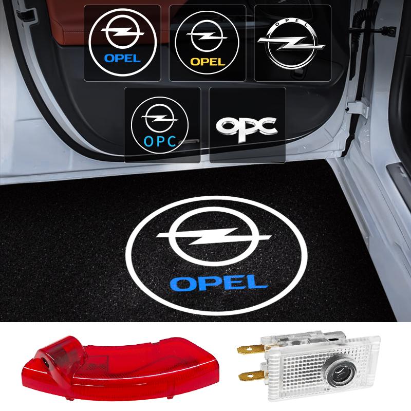 2pcs LED welcome lamp car door light logo laser projector lighting emblem For Opel Insignia A B 2009-2017 Antara 2008-2018 IN8
