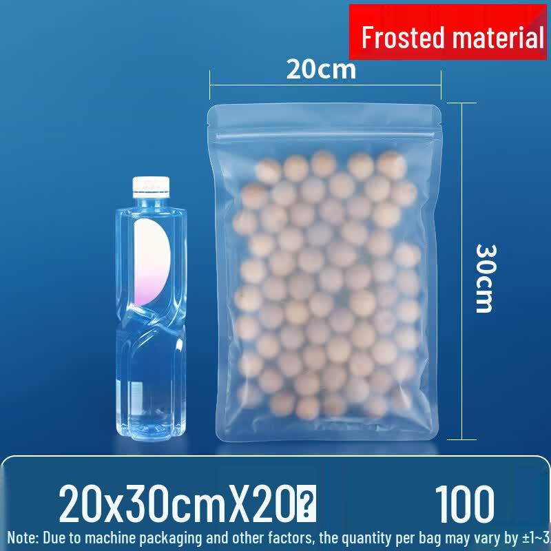 Frosted Self-Sealing Food Storage Bags