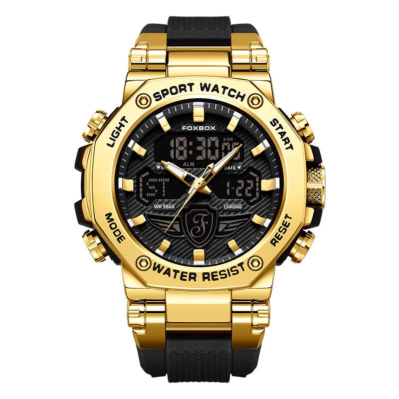 FOXBOX Multifunctional Waterproof Sports Watch for Men & Women, Luminous, Fashionable, Ideal for Commuting