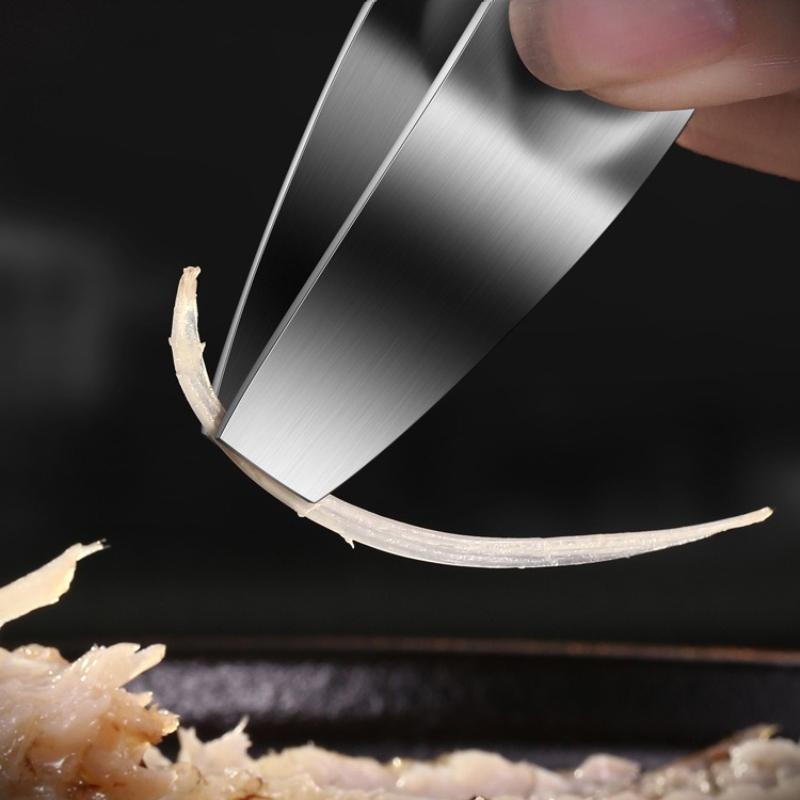 1PC Hair Plucking Tools Stainless Steel Kitchen Fish Bone Clips Poultry Tweezers Clips Kitchen Tools Household Goods