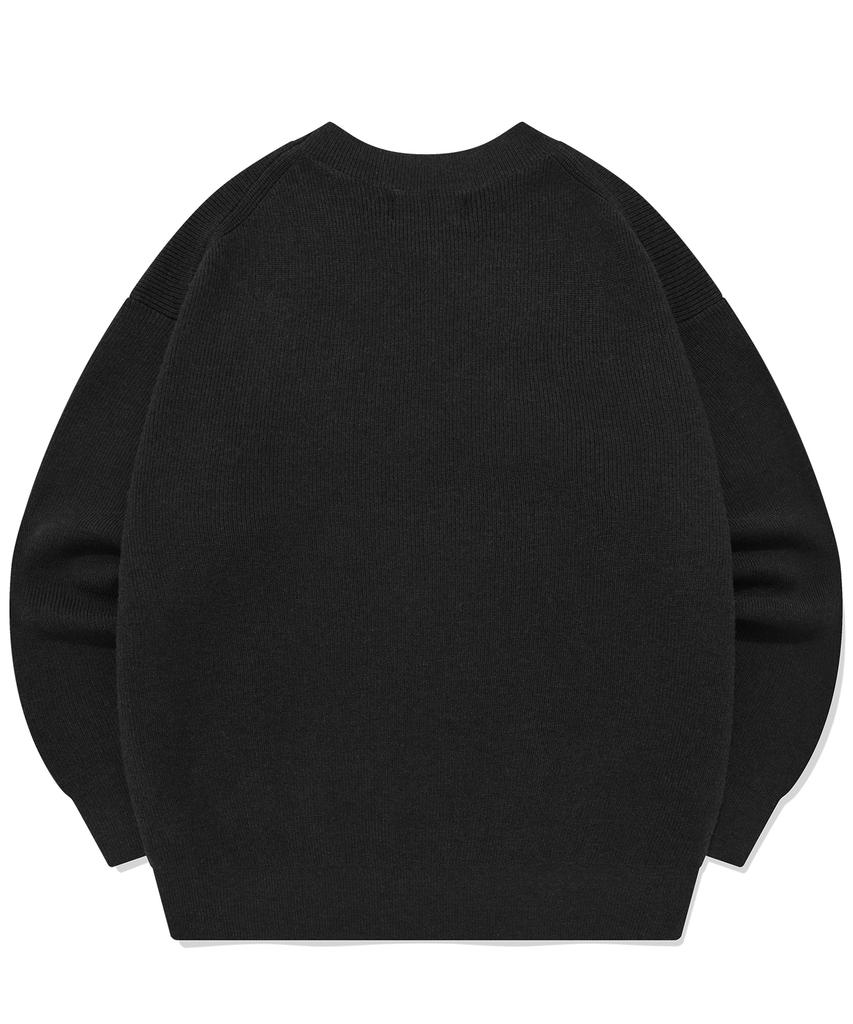 SAINTPAIN Sp Pbt Oversized Knit Sweater - Black