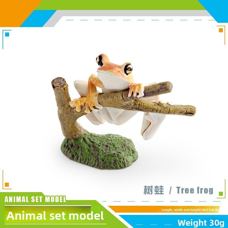 Childrens Wild Animal Pvc Collection With Realistic Tree Frog And Toad Figurines For Educational Play