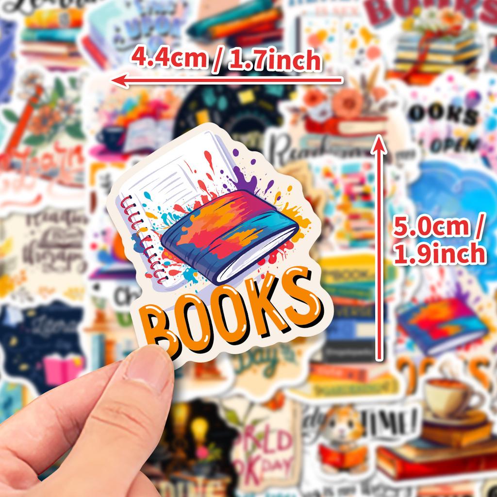 50 Reading Text Stickers Learn Reading Reading Reading Hobby Book Book Decoration