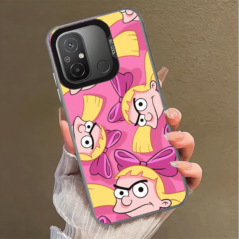 Cartoon Hey Arnold Helga Shockproof Phone Case for Xiaomi Poco X7 X6 X5 X3 Pro F7 Ultra M8 Redmi 15C 15 14C 13C 12C 10C 13 12 10