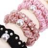 Exquisite Pearl Scrunchie: Durable, High-Elastic Hair Tie for Women’s Ponytails