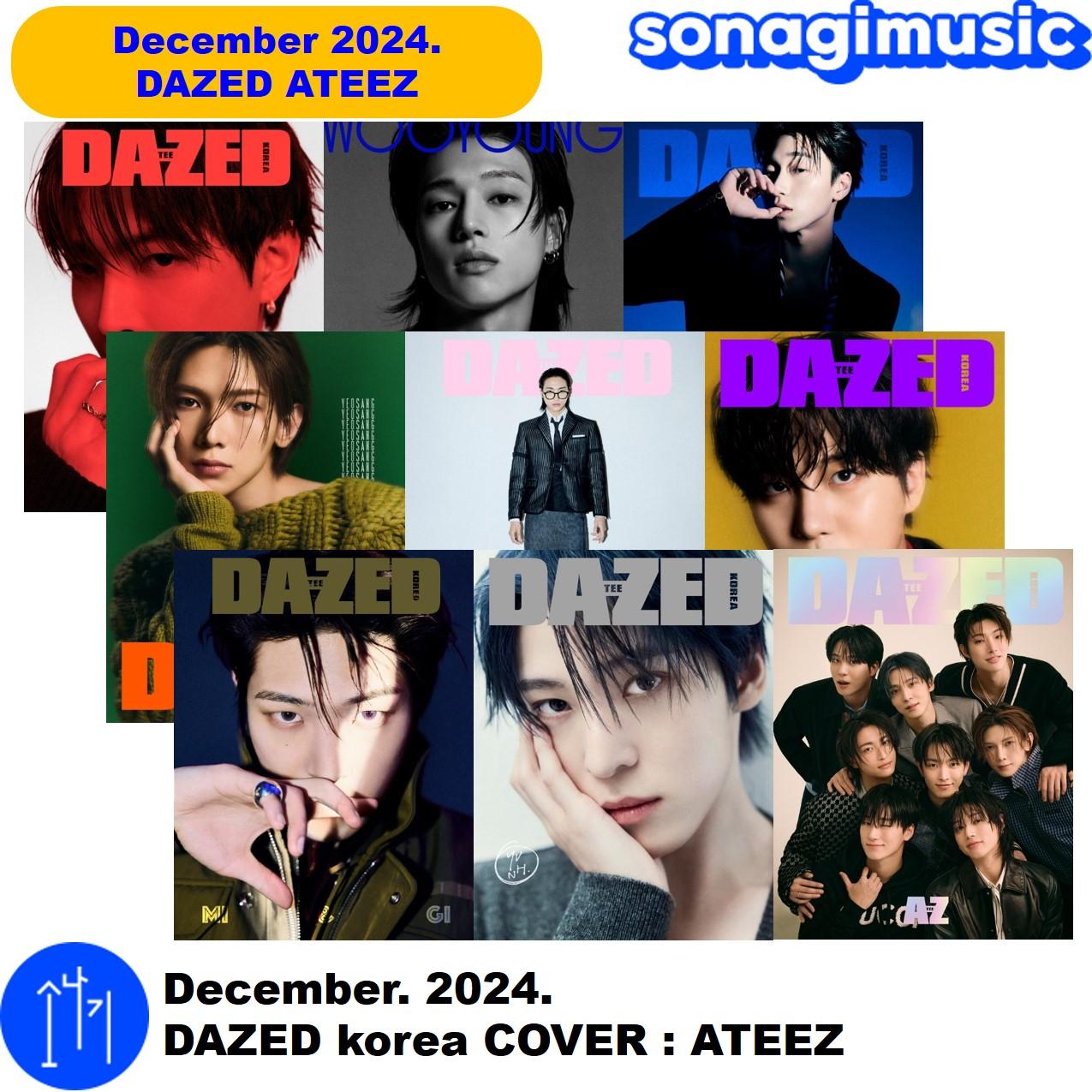 

Декабрь. 2024. DAZED Корея ОБЛОЖКА : ATEEZ
