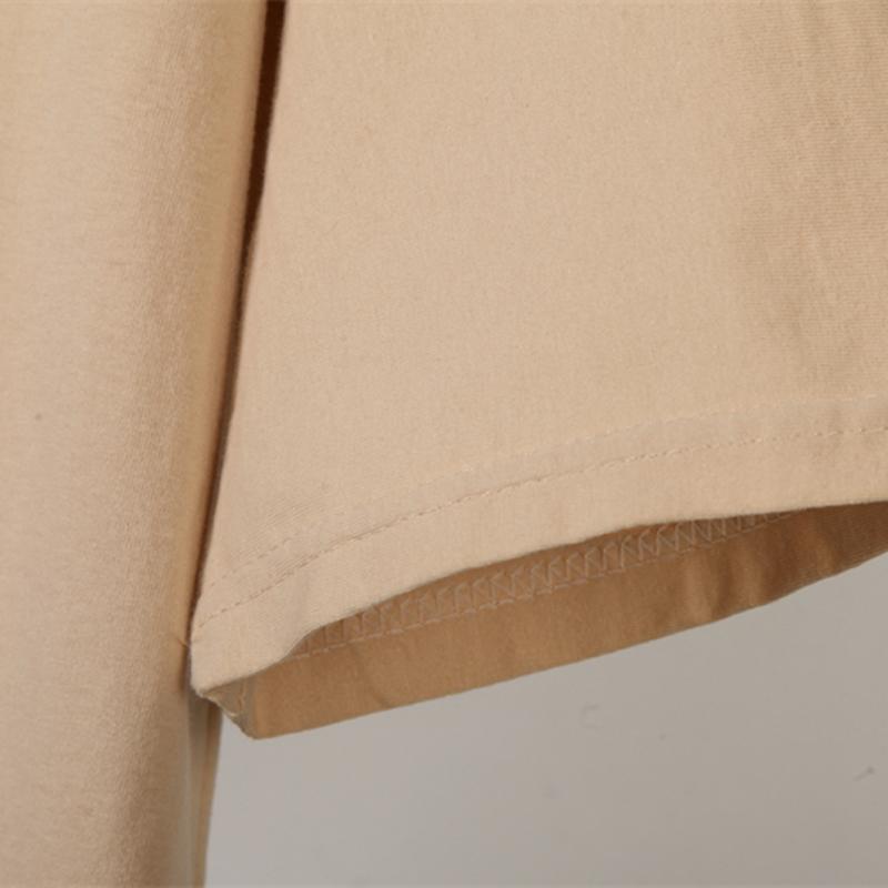 Hirsionsan Vintage Art T Shirt Women Summer Casual 100% Cotton Short Sleeve Tees Female Loose Cartoon Pattern Print White Tops