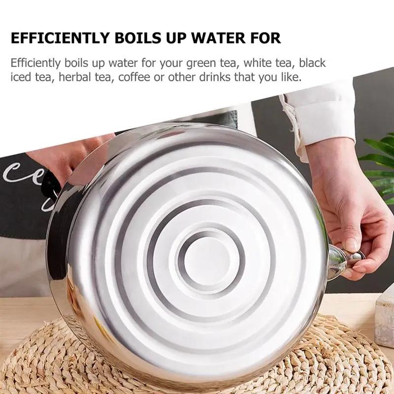 Kettle Tea Water Stove Whistlingstove Stainless Steel Teapot Pot For Hotboiling Pots Gas Coffee Induction Camping