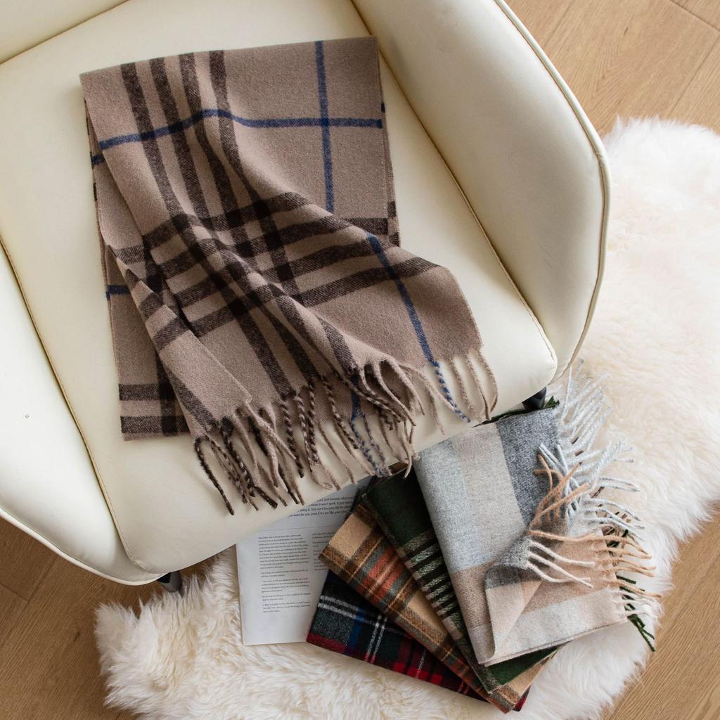 Commuting Imitation Cashmere Scarf Fashionable and Elegant Scarf Versatile Scarf for Women Warm and Cold Proof Shawl