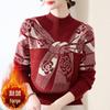 Stylish Winter Knitted Sweater for Middle-Aged Women