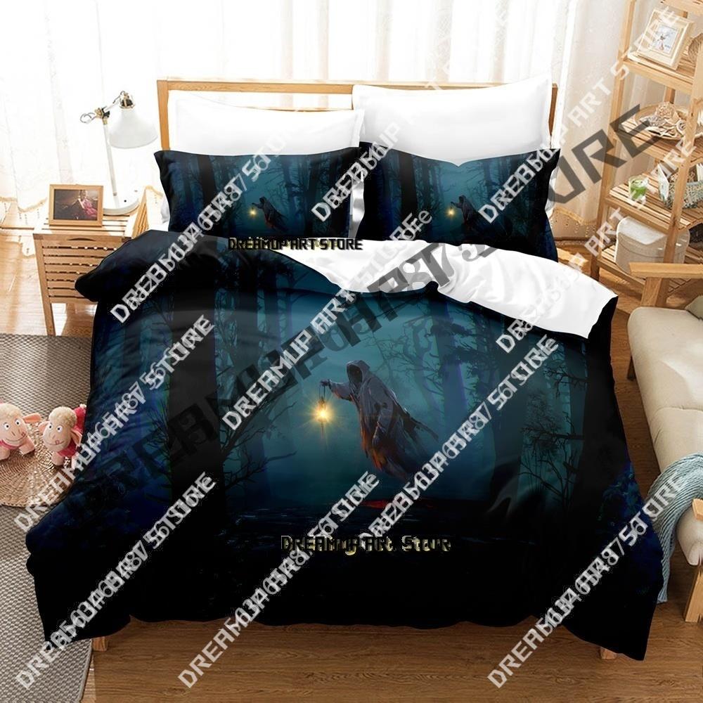 Fashion Dark Lost Souls Ghost Bedding Set Single Twin Full Queen King Size Bed Set Kids Bedroom Duvetcover Sets Bed Sheet Set