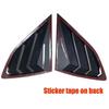For Hyundai Tucson 2016- 2Pcs Carbon Fiber Car Rear Blinds Louvers Cover