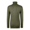 Women's Fashionable Solid Color High Neck Long Sleeved Sweater Pullover Sweater Top