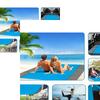 Waterproof Sandproof Beach Blanket, Foldable Beach Mat With 4 Corner Stakes, For Outdoor Camping Travel Vacation Hiking