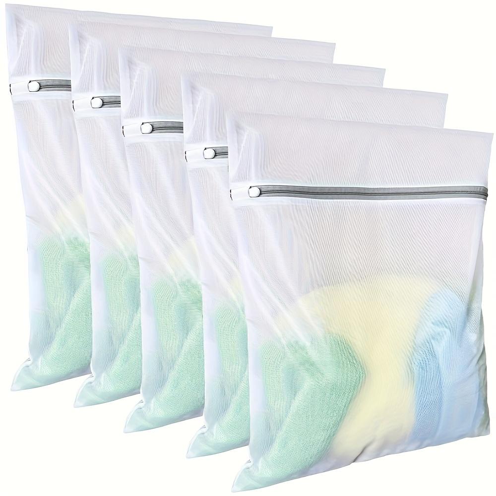 

Durable Polyester Mesh Laundry Bags with Zipper Closure-Perfect for Clothing - Home, Travel, Dorm Necessity, Travel Essentials S