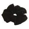 VINGTAINE Velour Scrunchie Black Hair Accessory for Simple and Women, Autumn/Winter, Cute, HS-59