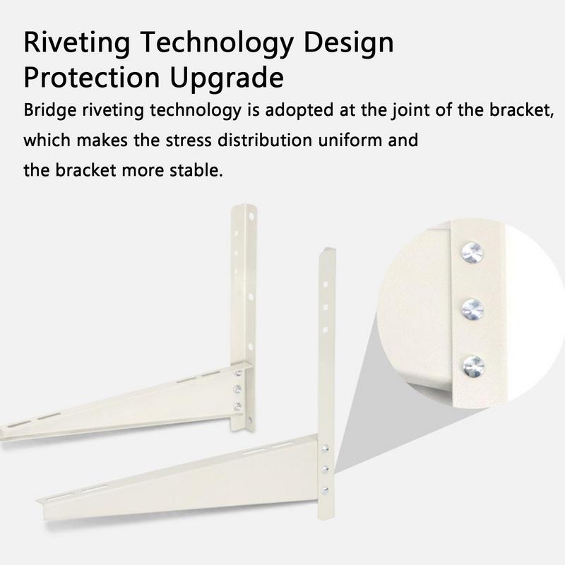Universal Air Conditioner Support Bracket Heavy Duty External Machine Support Stand Stainless Steel Window AC Mounting Bracket