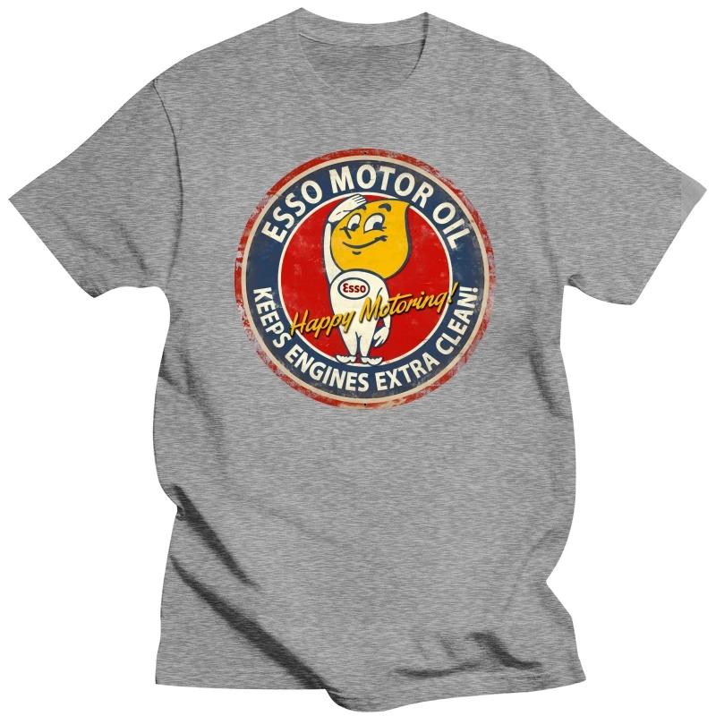 Esso Logo Retro Gas Öl T-Shirt