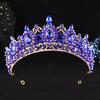 DIEZI Handmade Elegant Bridal Crystal Beads Tiara For Women Girls Wedding Party Luxury Queen Crown Hair Dress New Accessories