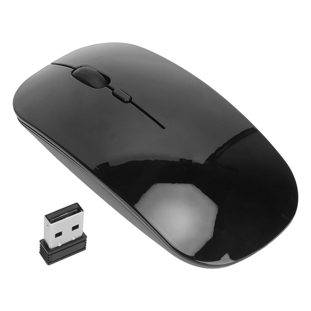 2.4G Wireless Mouse 2 Modes 1600 DPI Portable Optical Mouse with USB Nano Receiver for Office Home Laptop PC Phone