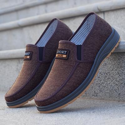 Autumn New Men's Cloth Shoes Middle Aged Elderly Men Work Footwear Casual Comfort Anti Slip Shoe Simple Versatile Male Shoes