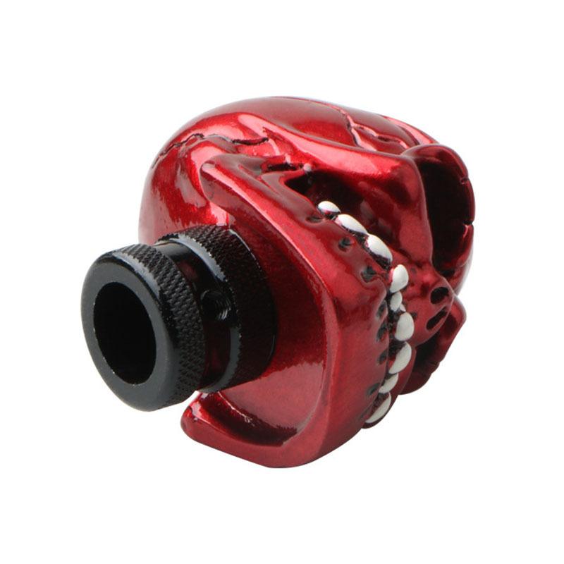 Skull Shape Head Manual Gearbox Shift Knob Manual Gear Stick Shifter Stick Shifter Lever Knob Big Teeth Ghost Skull Gear Shift