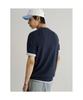 8SECONDS Basic Formal Round Short Sleeve Knit Navy