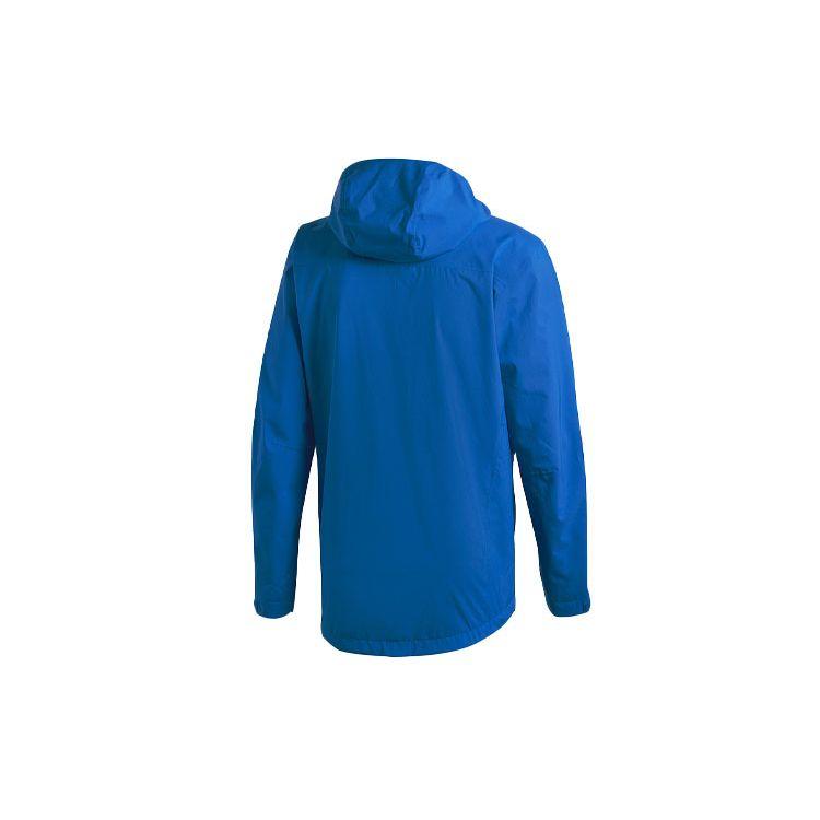 Adidas Logo Print Comfortable Casual Sports Long Sleeve Windbreaker Men Outerwear Blue CY1888