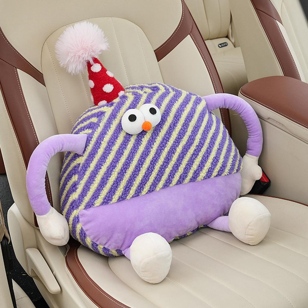 Car Headrest Pillow Dopamine Neck Support Four Seasons Universal Waist Cushion for Car Seat