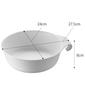 Yamazaki Magnet and Hook Bath Caddy W27.5×D24×H8cm White Mist