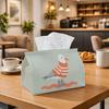 1pc Minimalist Scandinavian Cute Tissue Box | Durable, Goose Character Soft Pastel Suitable for Living Room Accent, Bedroom Decor, Encouragement Gifts