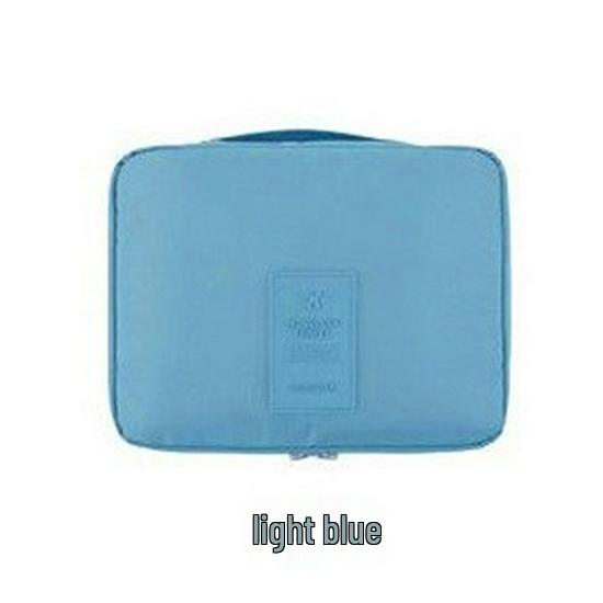 Damen Große Wasserdichte Doppelschichtige Make-up-Tasche aus Oxford-Gewebe für Reisen