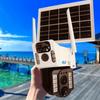 V380 Pro Edition Dual Lens Solar Surveillance Outdoor 4G Camera, European Style